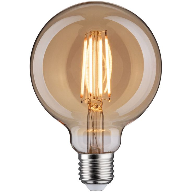 LED-lamppu Paulmann 1879 Filament Globe G95 E27 470lm 6W 1800K 3-Step-Dim himmennettävä kulta
