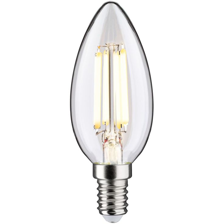 LED-kynttilälamppu Paulmann Eco-Line Filament E14 98mm 525lm 2.5W 3000K kirkas
