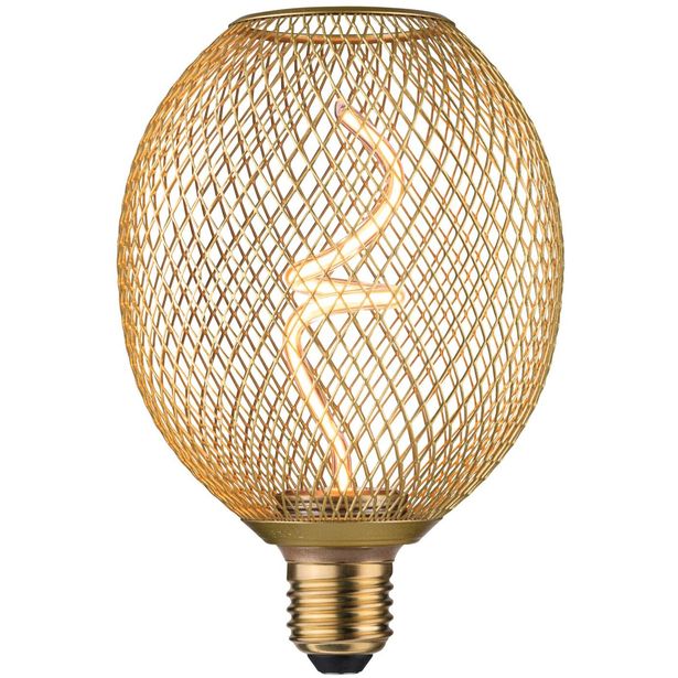 LED-lamppu Paulmann Metallic Glow Standard E27 4W 1800K himmennettävä