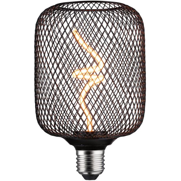 LED-lamppu Paulmann Metallic Glow Standard Zyl E27 4W 1800K himmennettävä