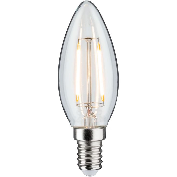 LED-kynttilälamppu Paulmann Plug & Shine, E14, DC 24V, 160lm, 2W, 3000K, filamentti, himmennettävä, kirkas