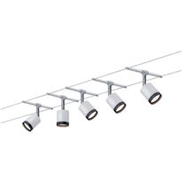 Vaijerivalaisinsetti Paulmann Tube, LED, 5 valaisinta + muuntaja + vaijeri