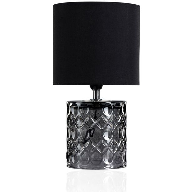 Pöytävalaisin Paulmann Pauleen Crystal Glow, E14, harmaa/musta