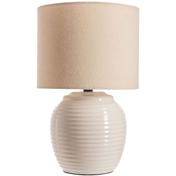 Pöytävalaisin Paulmann Pauleen Lovely Charm Ø15x30cm E14 max. 20W beige/kerma