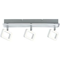 Spottivalaisin Paulmann Frame, 3000K, 3-osainen, mattavalkoinen/kromi