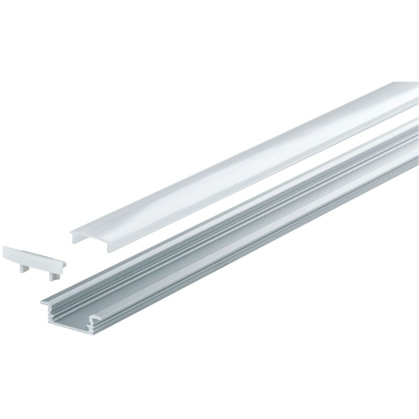 Lattiaprofiili LED-nauhalle Paulmann, 2m, alumiini