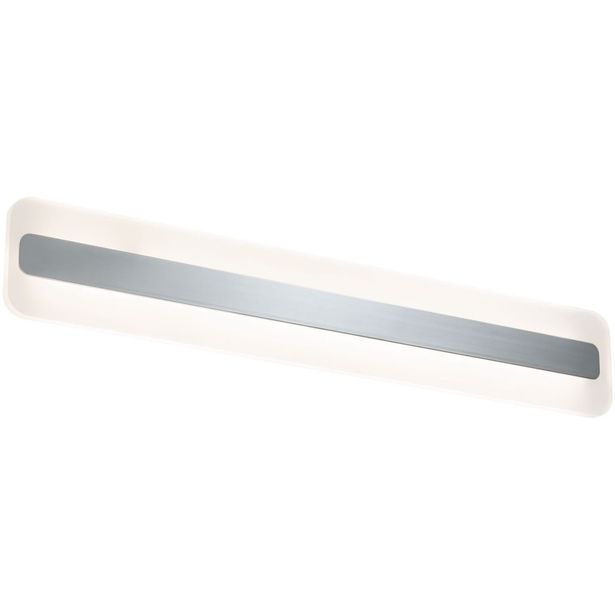 LED-peilivalaisin Paulmann Lukida, IP44, 3000K, 650lm, 9W, kromi/valkoinen