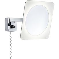 Meikkipeili valolla Paulmann Bela, IP44, 3000K, 260lm, 5.7W, kromi/valkoinen