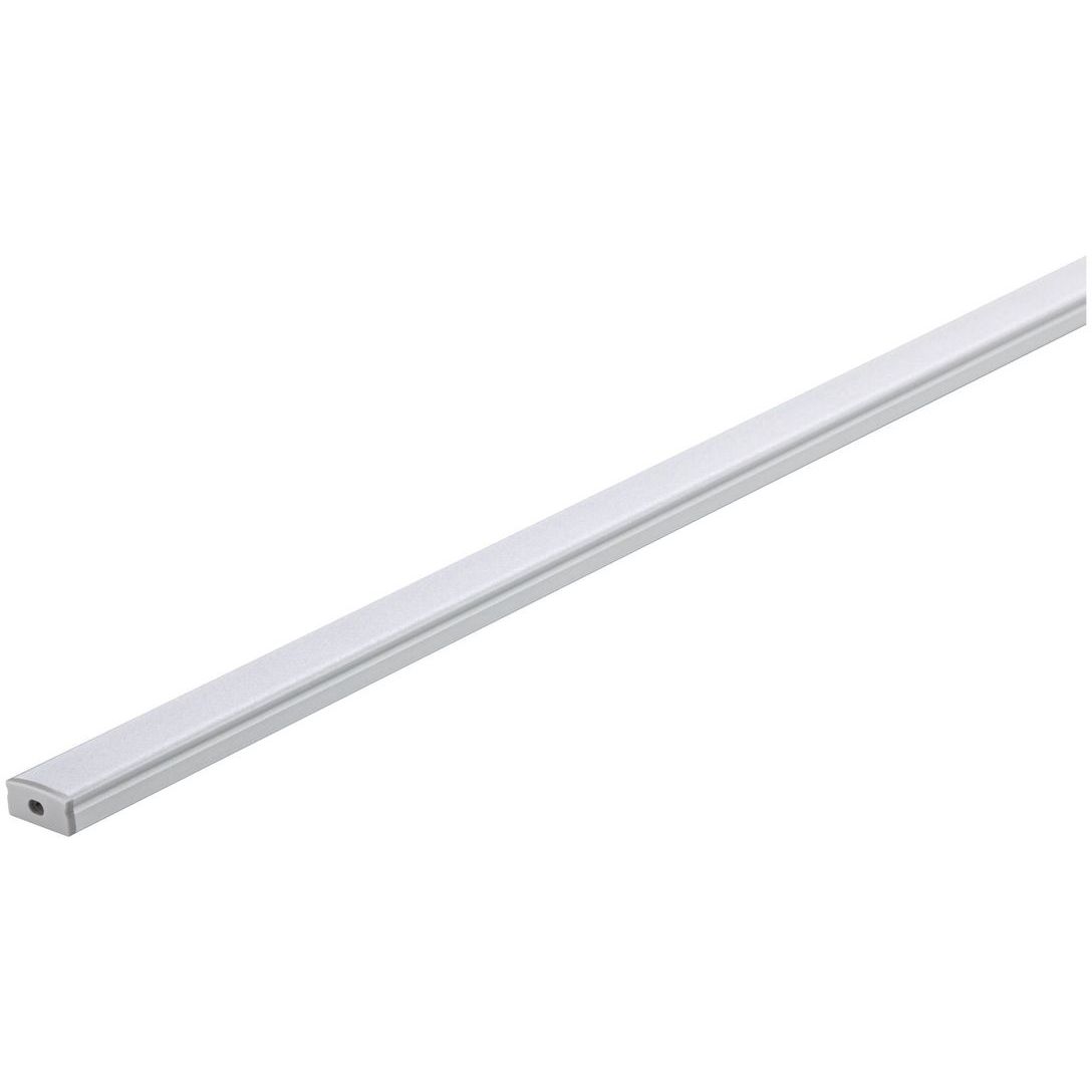 LED-profiili diffuusorilla Paulmann Base, 1m, anodisoitu alumiini