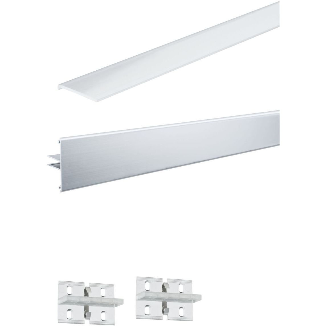 LED-profiili Paulmann Duo, 2m, anodisoitu alumiini