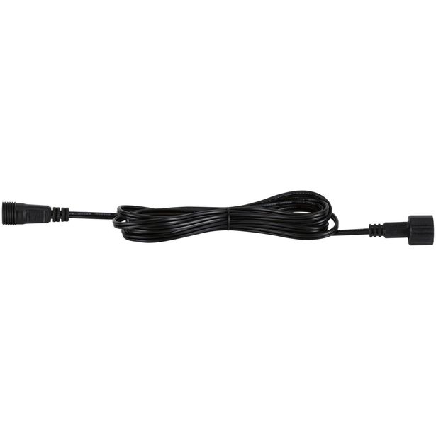 Jatkokaapeli Paulmann SimpLED ulkokäyttöön IP44 2.5m DC 24V musta