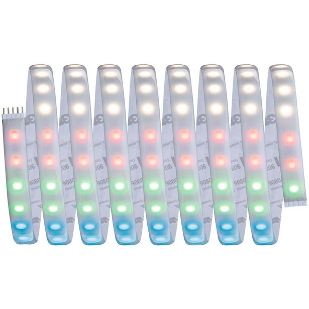 LED-valonauha Paulmann MaxLED 1000, aloituspakkaus, RGBW, 3m, IP44, 33W, 1000lm/m, 72LED/m, 75VA