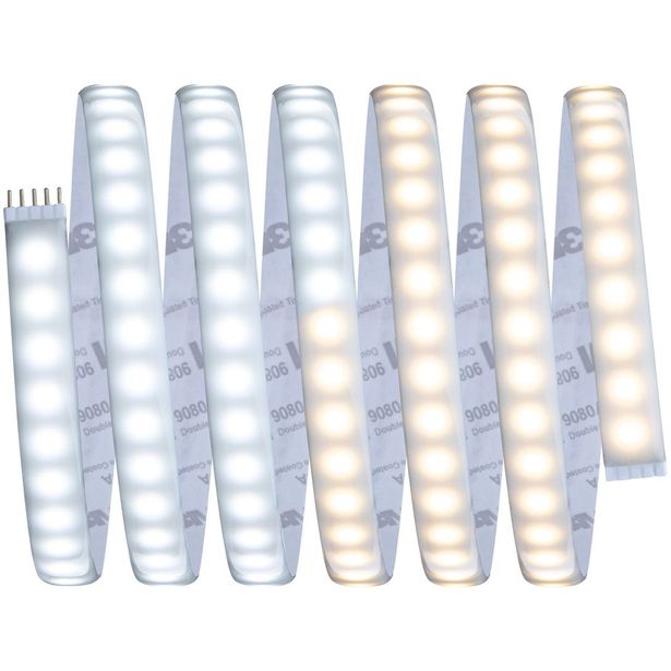 LED-valonauha Paulmann MaxLED 1000, 2.5m, IP44, 27W, 1020lm/m, 108LED/m, säädettävä värilämpötila
