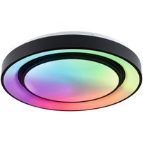 LED-kattovalaisin Paulmann Rainbow, RGBW+, 1500lm, 38.5W, himmennettävä, musta/valkoinen