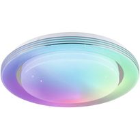 LED-kattovalaisin Paulmann Rainbow, RGBW+, 1600lm, 22W, himmennettävä, kromi/valkoinen