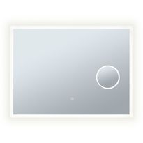 Valopeili Paulmann Mirra 80x60cm + meikkipeili LED IP44 4000K 750lm/270lm 20W himmennettävä