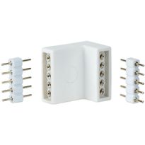 Kulmaliitin Paulmann MaxLED, 17x16mm, max.144W, valkoinen