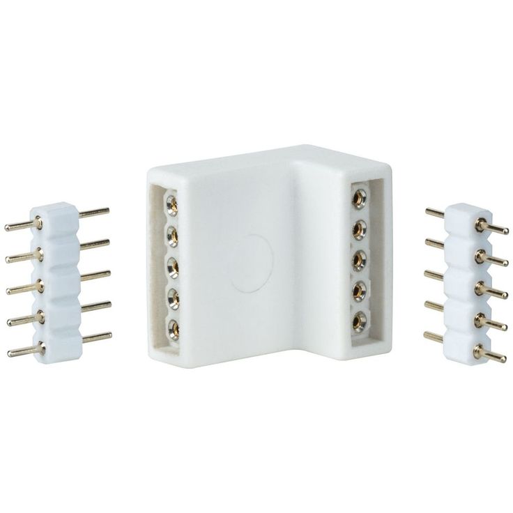 Kulmaliitin Paulmann MaxLED, 17x16mm, max.144W, valkoinen