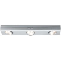 LED-työpistevalaisin Paulmann Batterie Jiggle, 30x6cm, 3x22lm, 3000K, himmennettävä, mattakromi