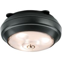 LED-kalustevalaisin Paulmann Batterie ButtonLED, 88mm, 70lm, 3000K, himmennettävä, antrasiitti