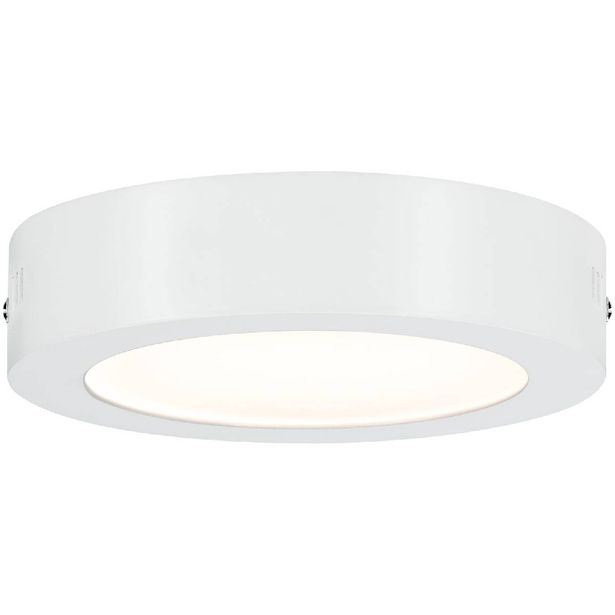 LED-kattovalaisin Paulmann Lunar, 3000K, Ø170mm, valkoinen