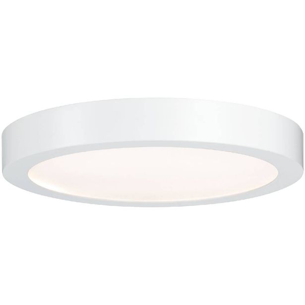 LED-kattovalaisin Paulmann Lunar, 3000K, Ø300mm, valkoinen