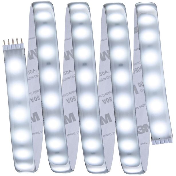 LED-valonauha Paulmann MaxLED 500, aloituspakkaus, 1.5m, IP44, 9W, 440lm/m, 6500K, 20VA