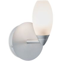 Seinävalaisin Paulmann Carina, IP44, G9, himmennettävä, mattakromi