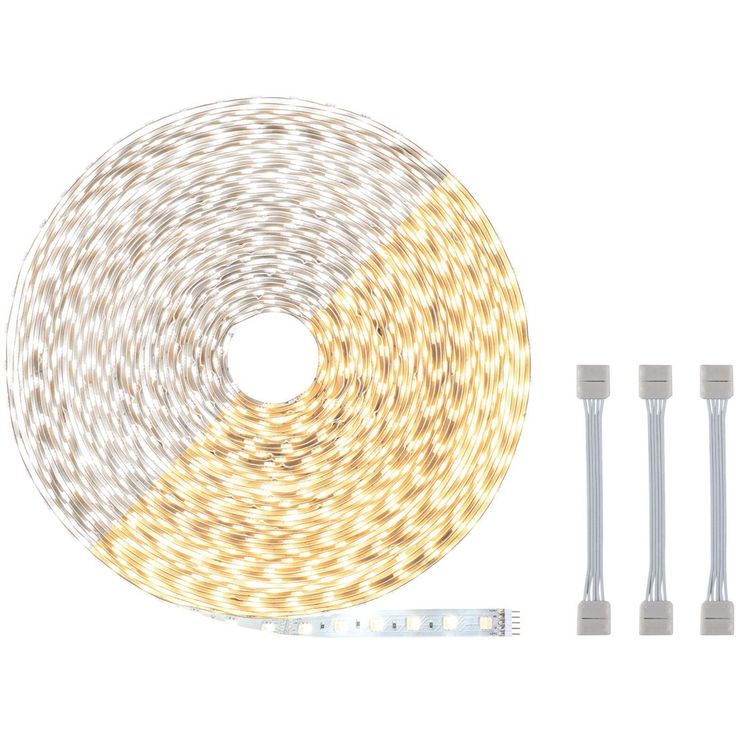 LED-valonauha Paulmann MaxLED 500, 20m, 72W, 550lm/m, 60LEDs/m, 3 sovitinkaapelia, säädettävä värilämpötila