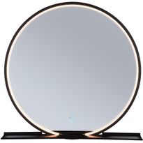 LED-valopeili Paulmann Miro, IP44, 160lm, 10.5W, säädettävä värilämpötila, mattamusta