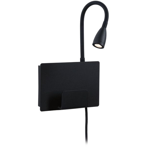 LED-seinävalaisin Paulmann Halina, USB C, 2700K, 200lm, 2.4W, eri värejä