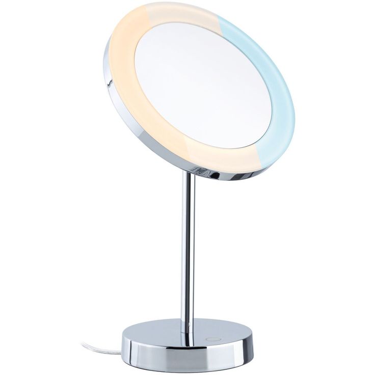 LED-meikkipeili Paulmann Masua IP44 jalustalla 55lm 230V 4W kromi