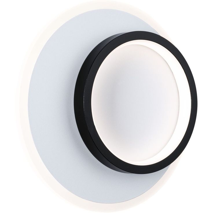 LED-seinävalaisin Paulmann 2Form Ø24cm 4000K 1190lm/870lm 9.5/7W valkoinen/musta