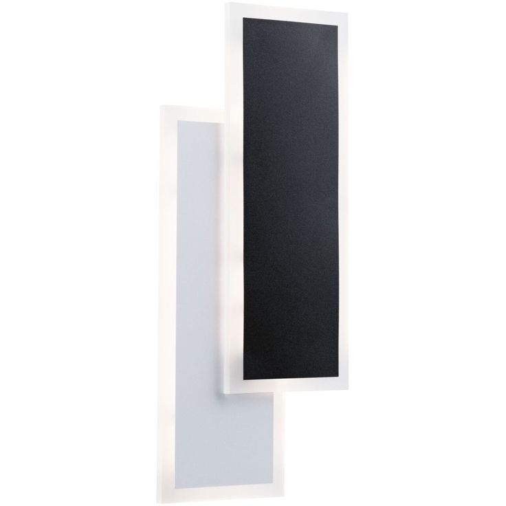 LED-seinävalaisin Paulmann 2Form 15x35cm 4000K 1010lm/1010lm 8/8W valkoinen/musta