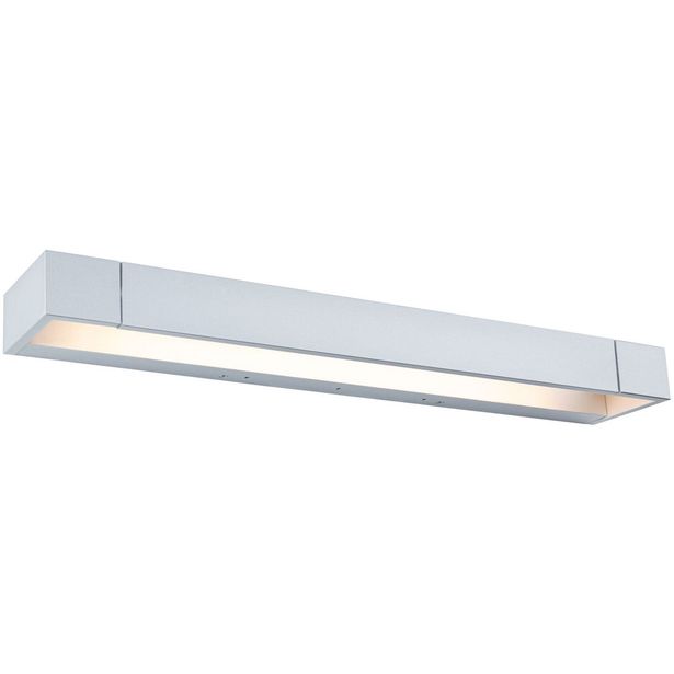 LED-seinävalaisin Paulmann Lucille 60cm IP44 2700K 1300lm 17W himmennettävä matta alumiini