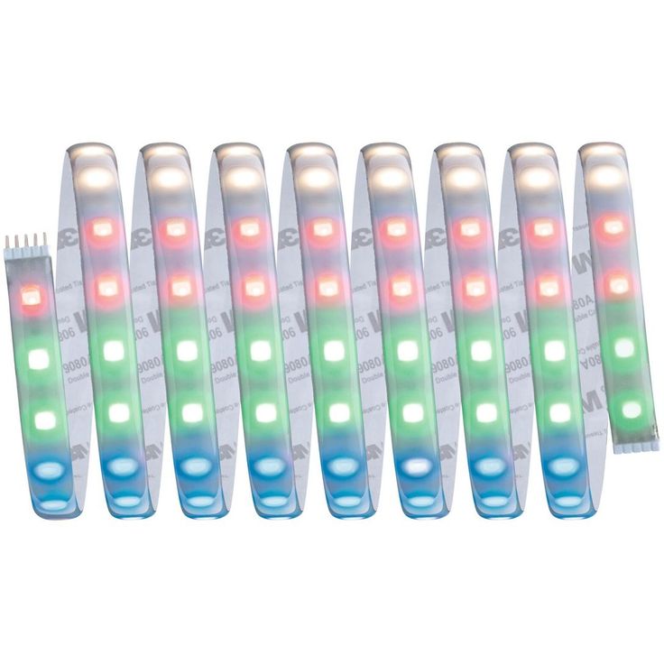 LED-valonauha Paulmann MaxLED 500, Smart Home Zigbee 3.0, aloituspakkaus, 3m, IP44, 27W, 350lm/m, 60LEDs/m, RGBW+, 60VA