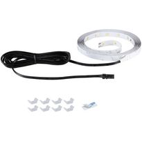 LED-nauhasetin lisäosa Paulmann Expansion, akustiikkapaneeliin, 2.4m, 3000K, musta