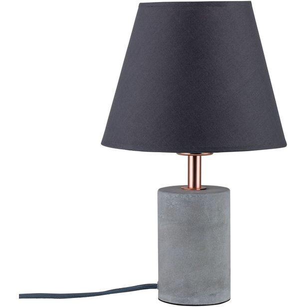 Pöytävalaisin Paulmann Neordic Tem, E27, max.20W, harmaa