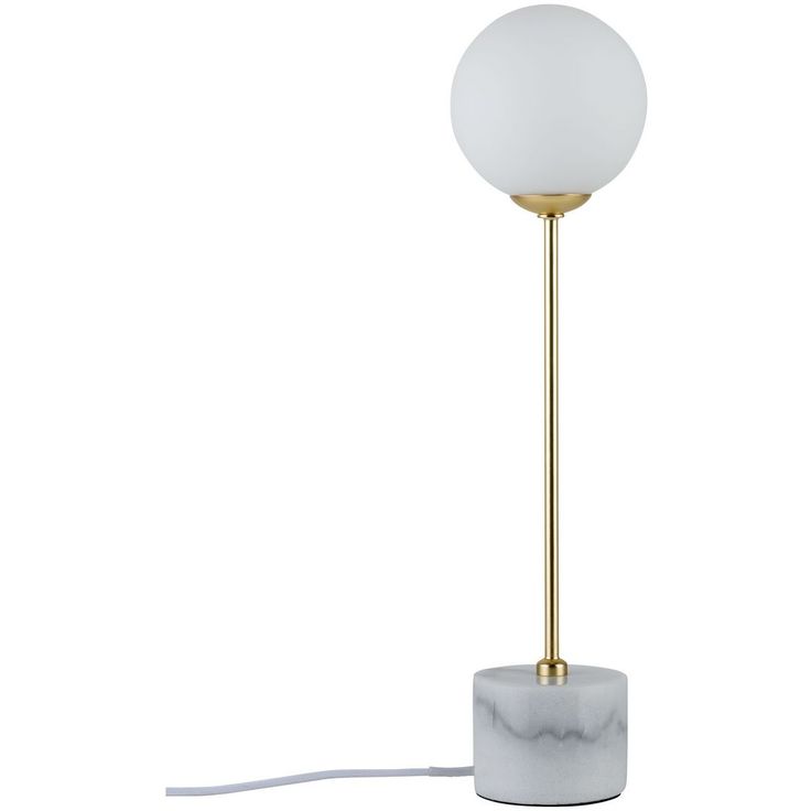 Pöytävalaisin Paulmann Neordic Moa G9 max. 10W White, Gold matt Glass, Marble, Metal