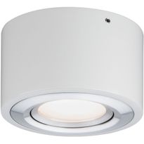LED-kattovalaisin Paulmann Argun, 3000K, himmennettävä, valkoinen/harjattu alumiini