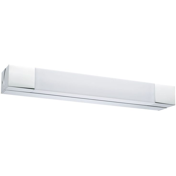 LED-peilivalaisin Paulmann Quasar, 44cm, IP44, 3000K, kromi/valkoinen
