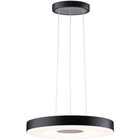 LED-riippuvalaisin Paulmann Puric Pane, Smart Home Zigbee 3.0, 2700K, himmennettävä, musta/harmaa