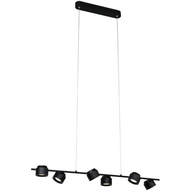 LED-riippuvalaisin Paulmann Puric Pane, Smart Home Zigbee 3.0, 6-osainen, musta