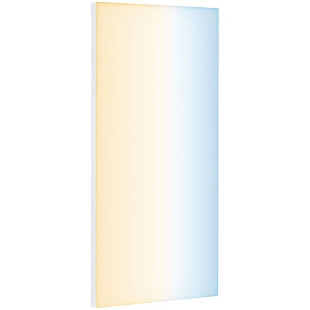 LED-paneeli Paulmann Velora, Smart Home Zigbee 3.0, 59.5x59.5cm, 15.5W, säädettävä värilämpötila, himmennettävä, mattavalkoinen