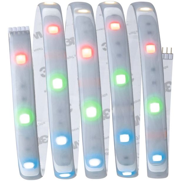 LED-valonauha Paulmann MaxLED 250, aloituspakkaus, IP44, 230lm/m RGBW+, 24VA, eri kokoja