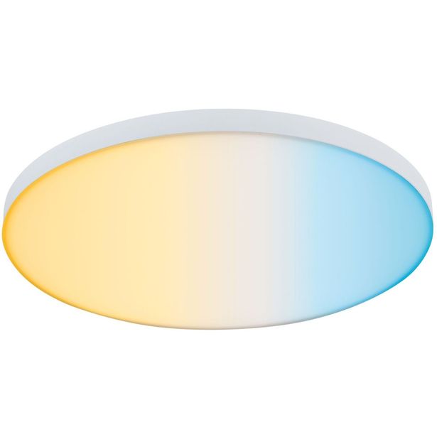 LED-paneeli Paulmann Velora, Smart Home Zigbee 3.0, Ø40cm, 22W, säädettävä värilämpötila, himmennettävä, valkoinen