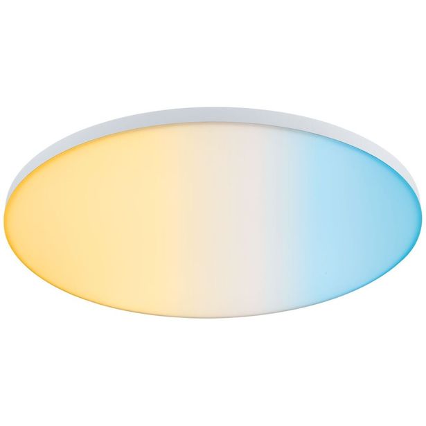 LED-paneeli Paulmann Velora, Smart Home Zigbee 3.0, Ø60cm, 32W, säädettävä värilämpötila, himmennettävä, valkoinen