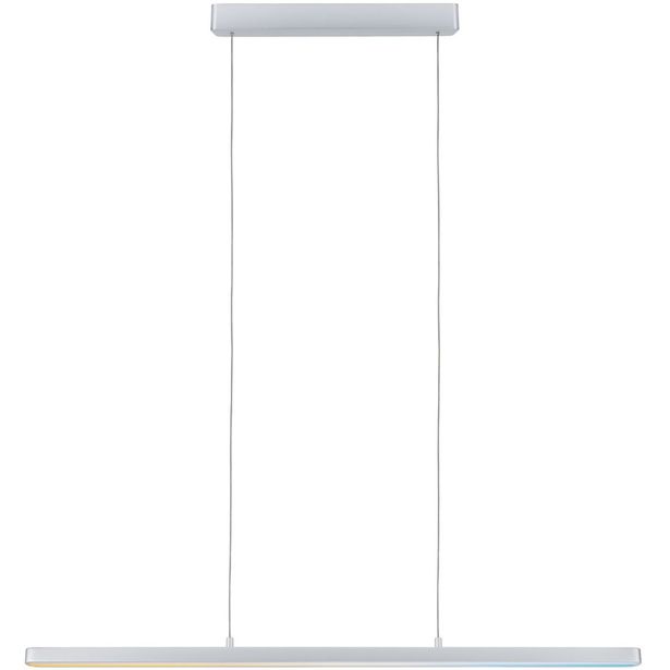 LED-riippuvalaisin Paulmann Lento, Smart Home Bluetooth, säädettävä värilämpötila, himmennettävä, mattakromi