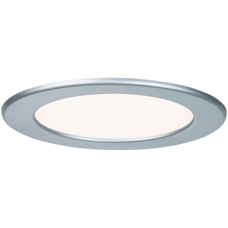 Upotettava LED-paneeli Paulmann, IP44, Ø17cm, 11.1W, 2700K, mattakromi