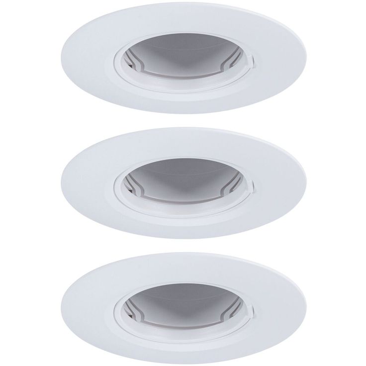 LED-alasvalo Paulmann Ø90mm GU10 max. 10W upotettava himmennettävä valkoinen, 3kpl/pkt